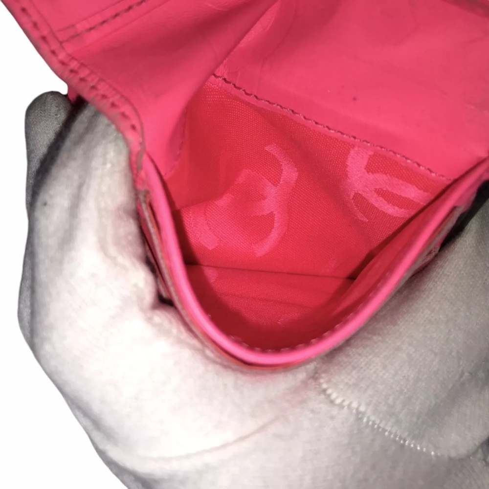 CHANEL Wallet Bifold wallet Cambon line Black Coco mark Leather Authentic - Picture 13 of 16